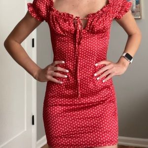 Gracie mini dress red Princess Polly